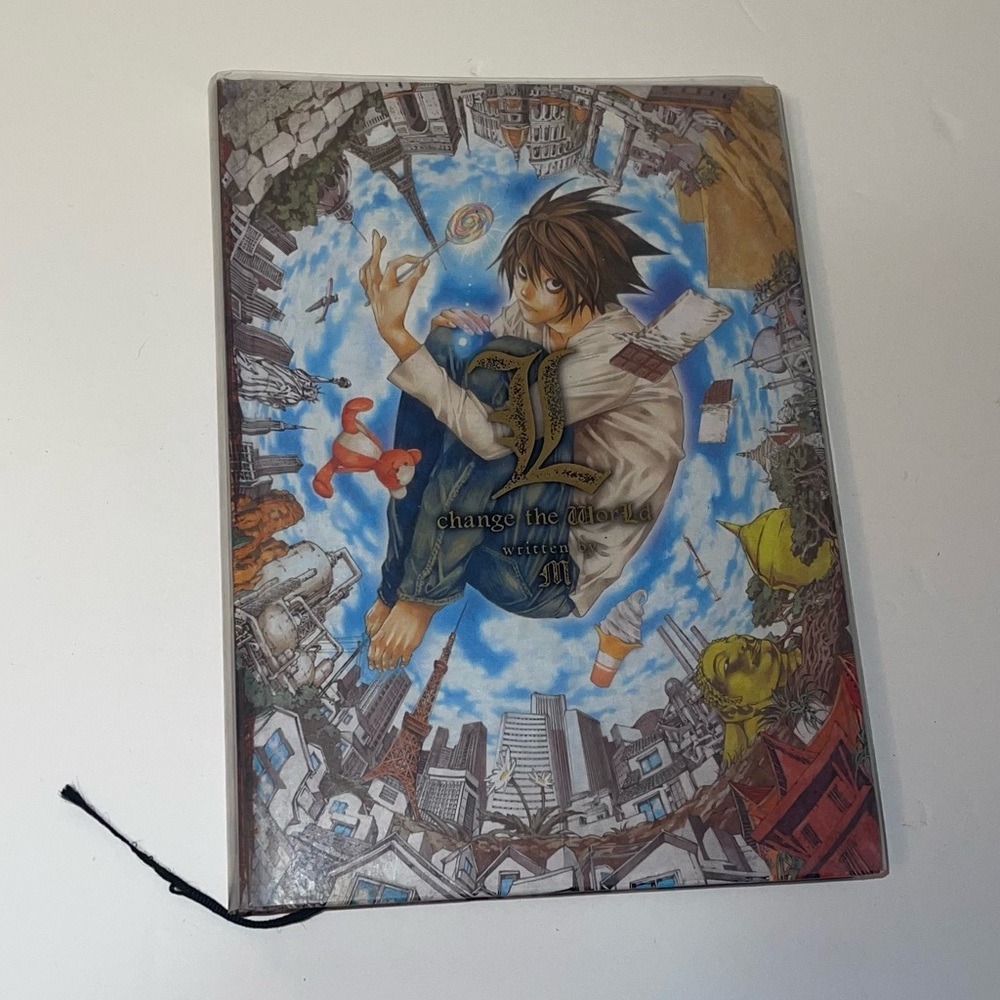 Death Note L change the WorLd By M Hardcover Book MANGA 1st Printing Oct 2009